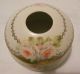 Antique Bavarian Hair Receiver Hand Painted With White Roses With Pink Centers Other photo 5