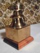 Brass Oil Lamp For Table In Shape / No Dents / Wick Included Metalware photo 2