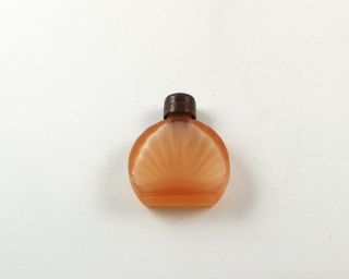 Vintage Miniature Glass Bottle For Perfume photo