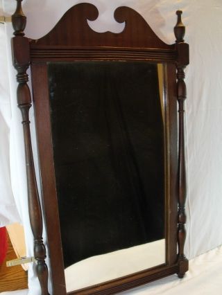 Antique Dresser Mirror Wood photo