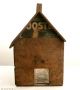 Folk Art House - Made From Fruit Crate - One Of Two Boxes photo 1