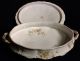 Antique 19thc Haviland Limoges France Porcelain Covered Vegetable Dish Bowls photo 3