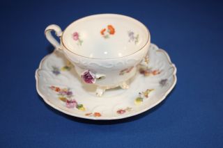 Vintage Ann Shaffer Rose Teacup Set - Tea Cup & Saucer Gorgeous photo