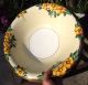 Antique Wheeling Pottery La Belle China Yellow Floral Pitcher & Basin Wash Bowl Pitchers photo 3