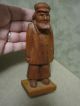 Vintage Wood Carving Ronald Van Tassel Carved Sea Captain Digby Ns Canada Carved Figures photo 1