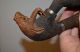 Rare Antique Black Forest German Hand Carved Wood Deer Stag Pipe Vintage Germany Carved Figures photo 4