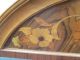 49975 Large Arched Top Inlaid Floral Urn Marquetry Mirror Mirrors photo 2