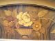 49975 Large Arched Top Inlaid Floral Urn Marquetry Mirror Mirrors photo 3