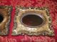 Matched Pair Of Vintage Ornate Mirrors With Antique Gold Frames Mirrors photo 8