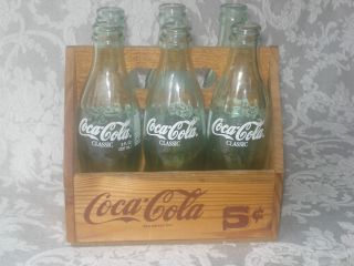 Old Coca - Cola / Coke Advertising Wood Soda Pop Bottle Carrying Crate/case/box photo