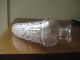 Antique Pressed Glass Powderhorn Whiskey Bottle / Vase / Flask Bottles photo 2