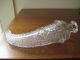 Antique Pressed Glass Powderhorn Whiskey Bottle / Vase / Flask Bottles photo 4