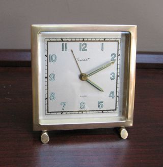 Vintage Enverclock & Watchcorp.  Germany Luxury Brass Clock photo