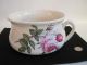 Vintage Chamber Pot Portmeirion Stoke On Trent Pottery Rose Floral Made England Chamber Pots photo 3