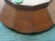 Early Wooden Bowl,  Scalloped With Mirror Bottom Bowls photo 6