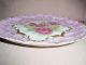 Vintage Bavaria Porcelain Plate Gilded Rim Pink Roses Plates & Chargers photo 9