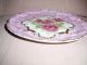 Vintage Bavaria Porcelain Plate Gilded Rim Pink Roses Plates & Chargers photo 10