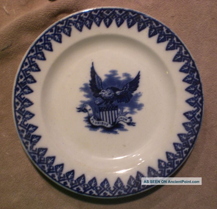Antique Flow Blue R.  Hammersley Gem Plate Plates & Chargers photo