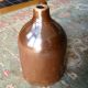 Antique Stoneware: 1gal.  Jug W/ Unusual Iridescent Copper & Brown Glaze,  Ex Jugs photo 5
