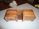 Vintage Cedar Dresser Jewelry Box With Brass Knobs.  Really Cool. Boxes photo 1