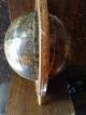 Vintage Mid - Century Wood Globe Bookends From Italy Spinning Globes Other photo 6