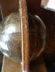 Vintage Mid - Century Wood Globe Bookends From Italy Spinning Globes Other photo 7