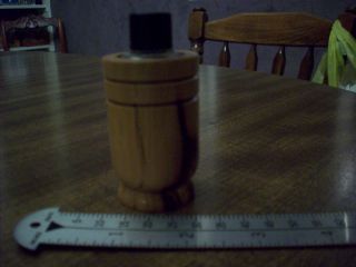 Small Wooden Perfume Bottle Holder Bought In Jerusalem,  Israel 40 Years Ago photo