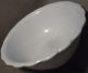 Mellor & Co.  English Vintage White Ironstone Two Pint Scalloped Rim Footed Bowl Bowls photo 2