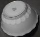 Mellor & Co.  English Vintage White Ironstone Two Pint Scalloped Rim Footed Bowl Bowls photo 7