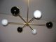 Arteluce Eames Stilnovo 6 Ball Globe - Chandelier - Lamp Light Deco Mid Century Lamps photo 2