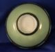 Sm Green Bowl W/ Handpainted Gilt Swans Art Deco & Egyptian Appearance Bowls photo 5