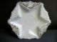 4 Incised ' Star ' Pattern Pin Trays/coasters/milk Glass/parian/n.  Y.  C.  Pottery Other photo 1