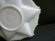 4 Incised ' Star ' Pattern Pin Trays/coasters/milk Glass/parian/n.  Y.  C.  Pottery Other photo 6
