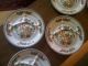 Rare Set Of 6 Antique Grill Plates In Indian Tree By Booth ' S Awesome Set Slots Plates & Chargers photo 3