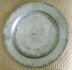 18th Century Pewter Plate By Benjamin Withers,  C.  1720 ~ London Metalware photo 5