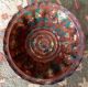 Antique Stoneware: Rare 19thc.  Fluted Redware Mold,  Multi - Splatter Glaze, Bowls photo 1