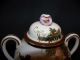 6 Pc Japanese Gold Trimmed Bird Motif Cream Sugar Plate Teapots & Tea Sets photo 3