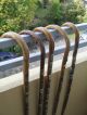Antique 6 Walking Sticks - Wood Canes 85 Badges Germany Other photo 1