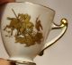Cusins Espana,  Gilded Spanish Knight Legend Décor Small Porcelain Cup & Saucer Cups & Saucers photo 1