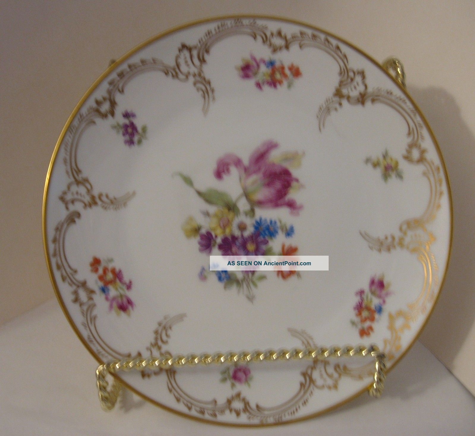 Furstenburg Decorative Floral Plate Plates & Chargers photo