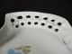 Reticulated Blue Flower White Antique Porcelain Scalloped Serving Plate Plates & Chargers photo 2
