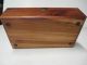 Vintage Wooden Lane Cedar Jewlery Box With Hinged Cover Mayflower Furniture Boxes photo 6
