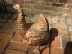 Antique Bronze Or Aluminum Large Turkey Fireplace Decor Bronze Color Cast Metal Metalware photo 4