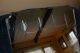 Vtg Beveled Art Deco Mid Century Modern Etched Glass Mirror 1944 Label Mirrors photo 2