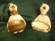 Pair Of Antique Indian Figurines Holding Cigarette Box And Ashtray Art Deco Other photo 8