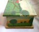 Folk Art Wooden Box Hand Painted Hand Made Landscape Seascape Boxes photo 2