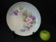Handpainted Plate,  Signed,  Raspberry & Cherry Blossoms,  Excond Nr Other photo 4