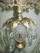 Antique Decorative Scale.  Ornate Cut Glass.  Marble Base.  Prisms. Other photo 1