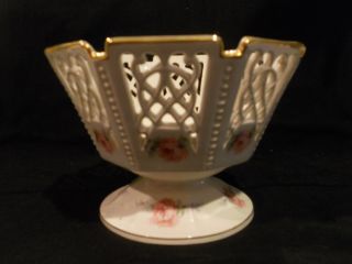 Antique Latice Dish By Rmr Germany photo