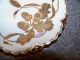 Antique Mz Austria Hand Painted Acorn Dessert Plate Heavy Gold Artist Signed Plates & Chargers photo 1